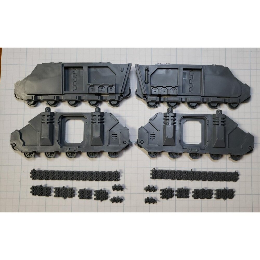 Warhammer 40k Space Marine Bits Rhino Sides/Armor/Tracks Set BRC